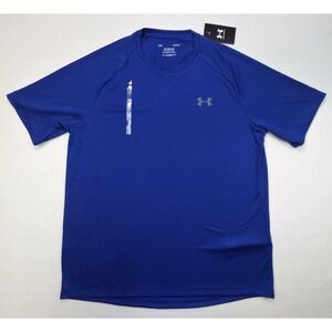 Under‎ Armour Men's UA Tech 2.0 Short Sleeve T-Shirt Size Large Blue
